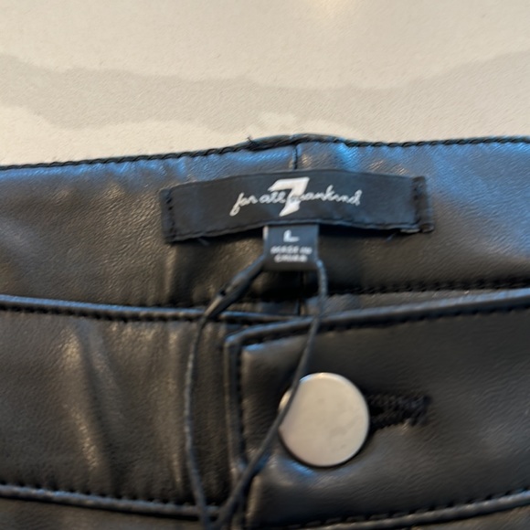 ***Host Pick*** 7 For all Mankind faux leather pants - Picture 9 of 12